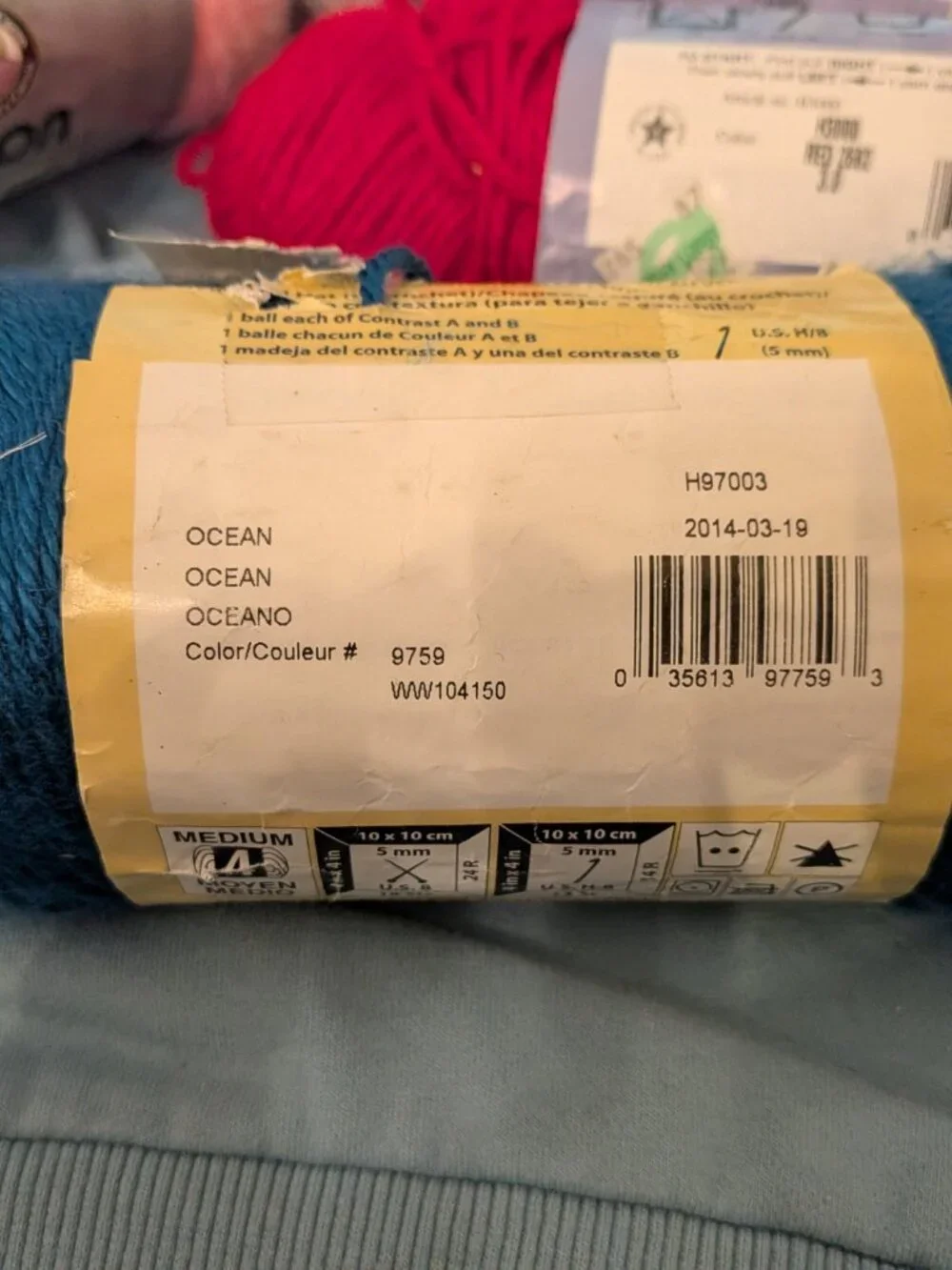 Vintage Caron & Soft Creations Plum 4 Ply Worsted Yarn Destash Lot of 6 Skeins